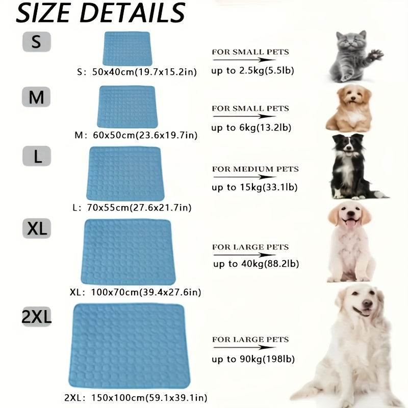 Tapis Rafraîchissant d’Été pour Chiens et Chats