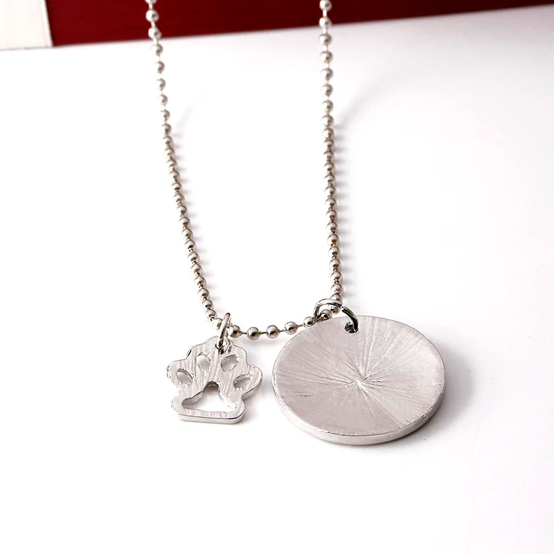 đ Collier "Empreinte sur mon cĆur" â Pour les amoureux des animaux