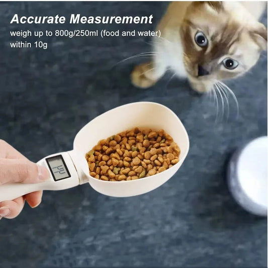 Balance de nourriture pour animaux de compagnie