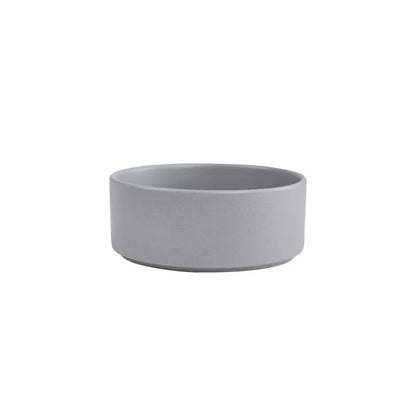 Gamelle Design en Céramique avec Support Bois – Bol Élevé pour Chien & Chat 🐾